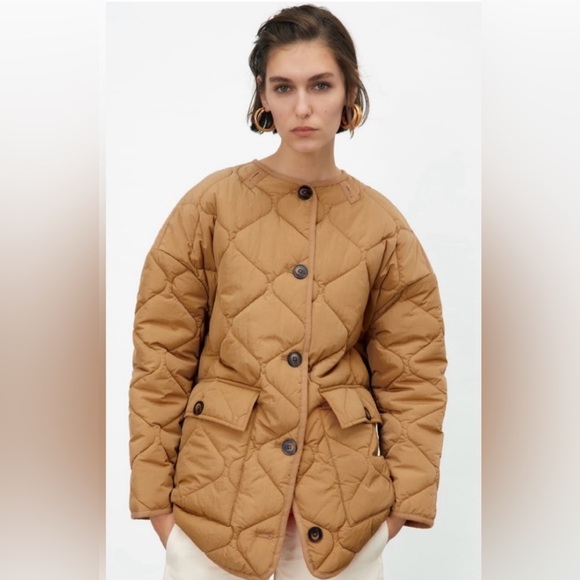 ZARA Oversized Puffer Jacket - Picture 3 of 8